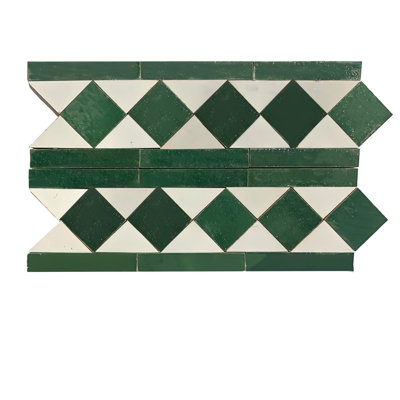 Dama 3.75 in. x 12 in. Linear Glossy Tile