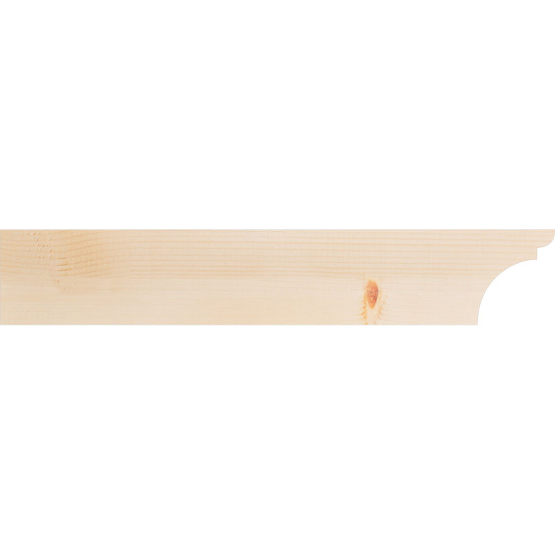 Yorktown Smooth Rafort Tail, Sapin de Douglas, H 6 po x l 32 po x P 5,5 po