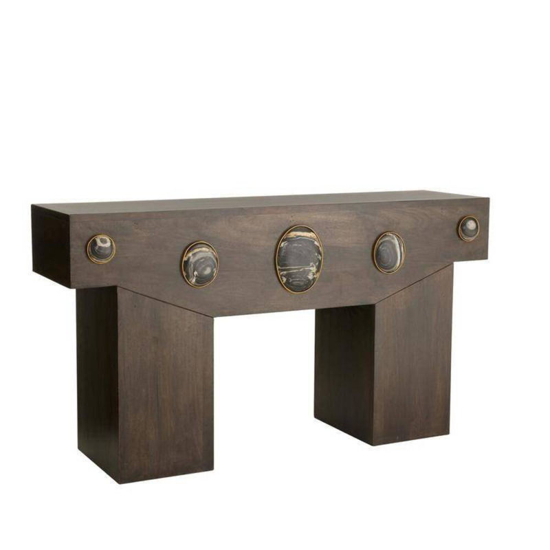 Cairo 62'' W Solid Wood Console Table