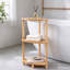 Freestanding Bamboo Shower Shelf