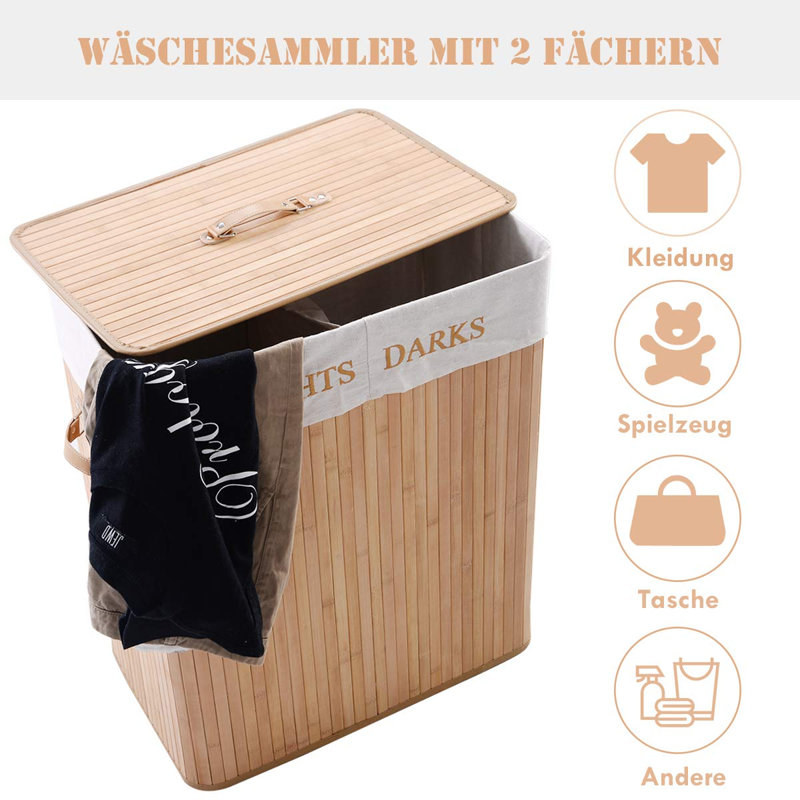 Bamboo Laundry Hamper