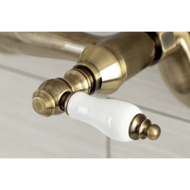 Kingston Brass Kingston Two-Handle 2-Hole Wall Mount Bar Faucet