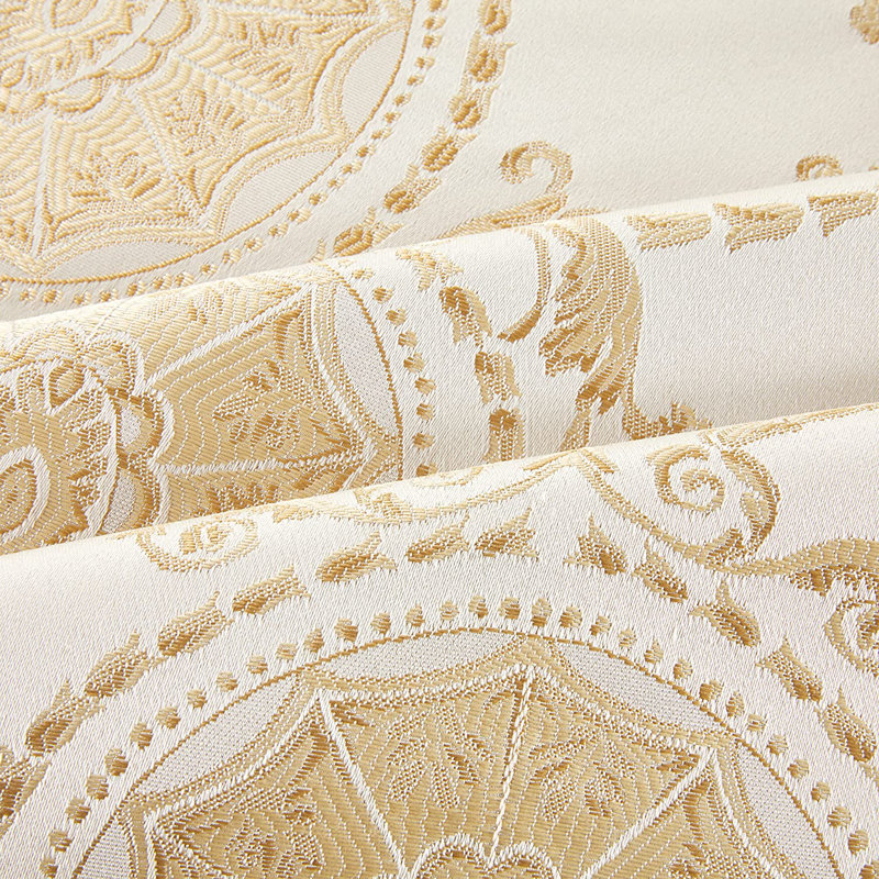 Bloch Floral Tablecloth, Beige, 60" W x 140" L
