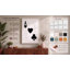 Ace and Hearts Geometric - Wrapped Canvas-1817343910-1817343912