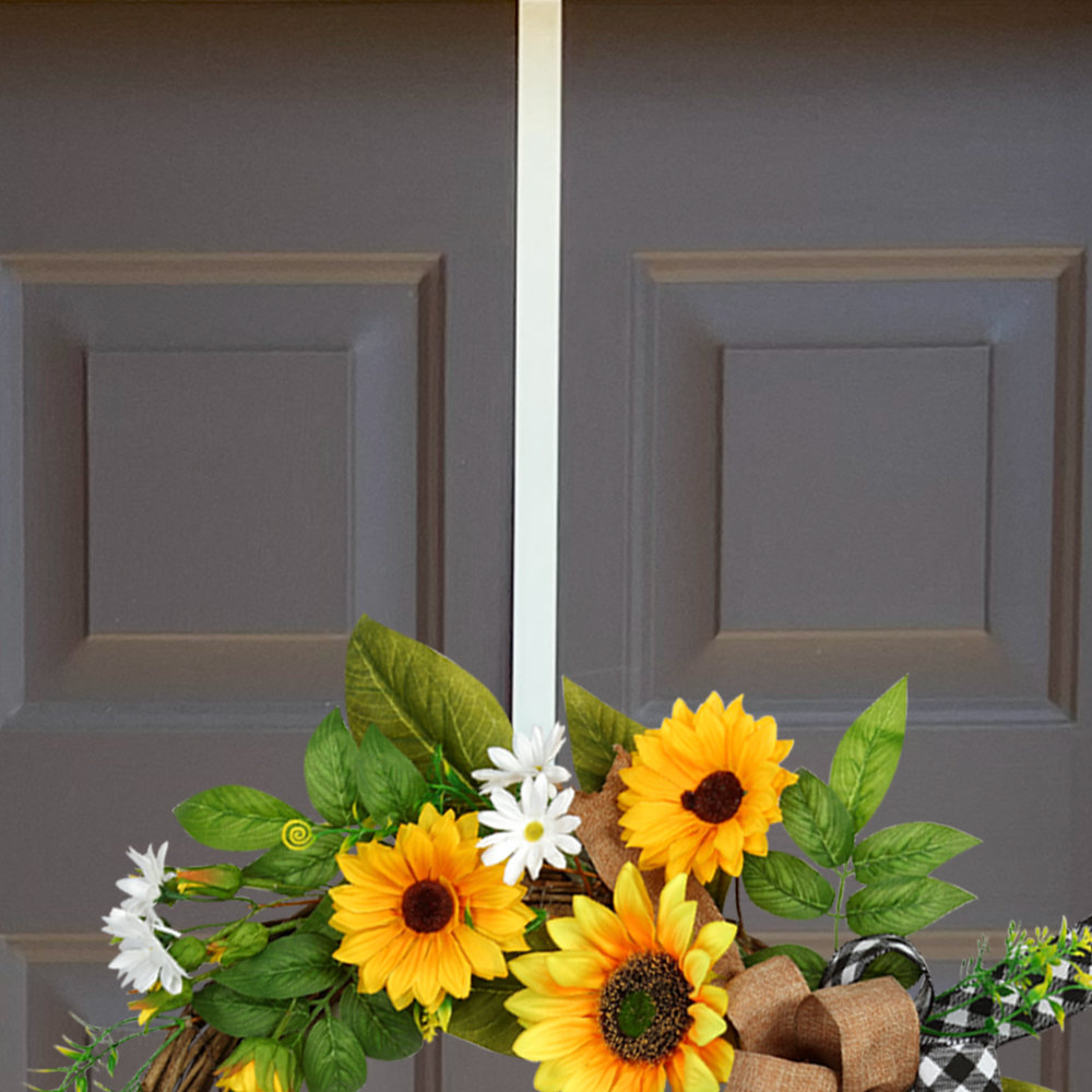 The Holiday Aisle® Dual-Sided Wreath Hanger, White