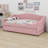 Upholstered Daybed With Light And Trundle-1162865313