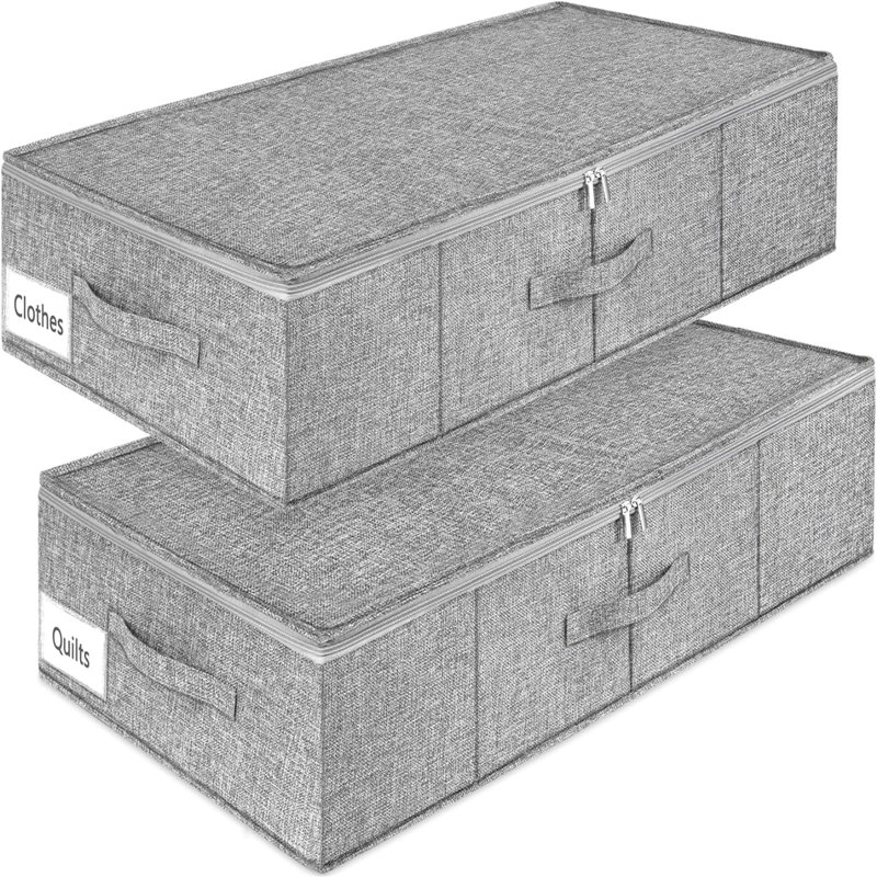 Brayden Studio Fabric Underbed Storage