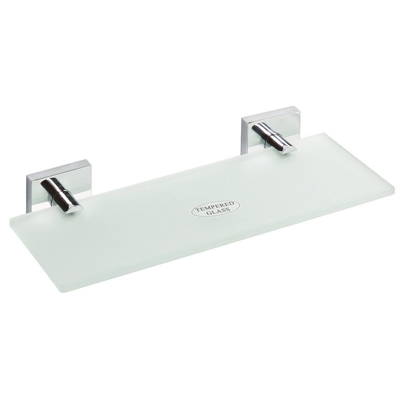 Glass Floating Shelf, 5.5cm H x 60cm W x 13cm D