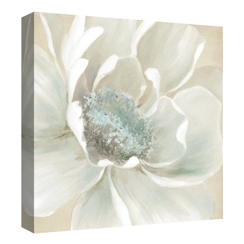 «Winter Blooms I & II» par Carol Robinson, ensemble de 2 reproductions d'art sur toile à motif floral blanc