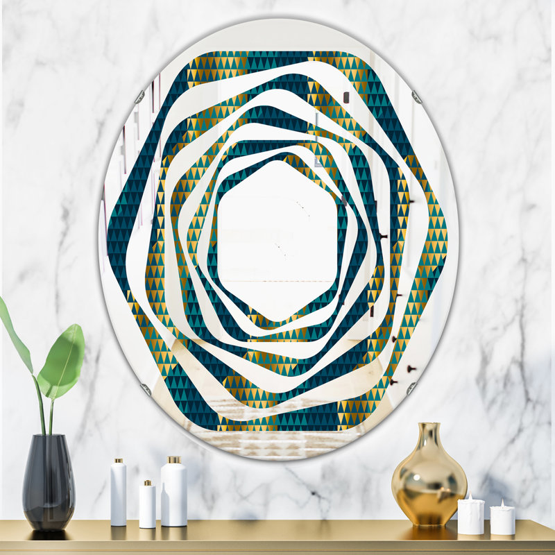 Miroir mural Whirl, H 31,5 po x l 23,7 po