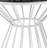 Jarred Round Aluminum Outdoor Dining Set for 4 – Modern Patio Furniture with Stackable Chairs & Rust-Resistant Frame & No Assembly Required
