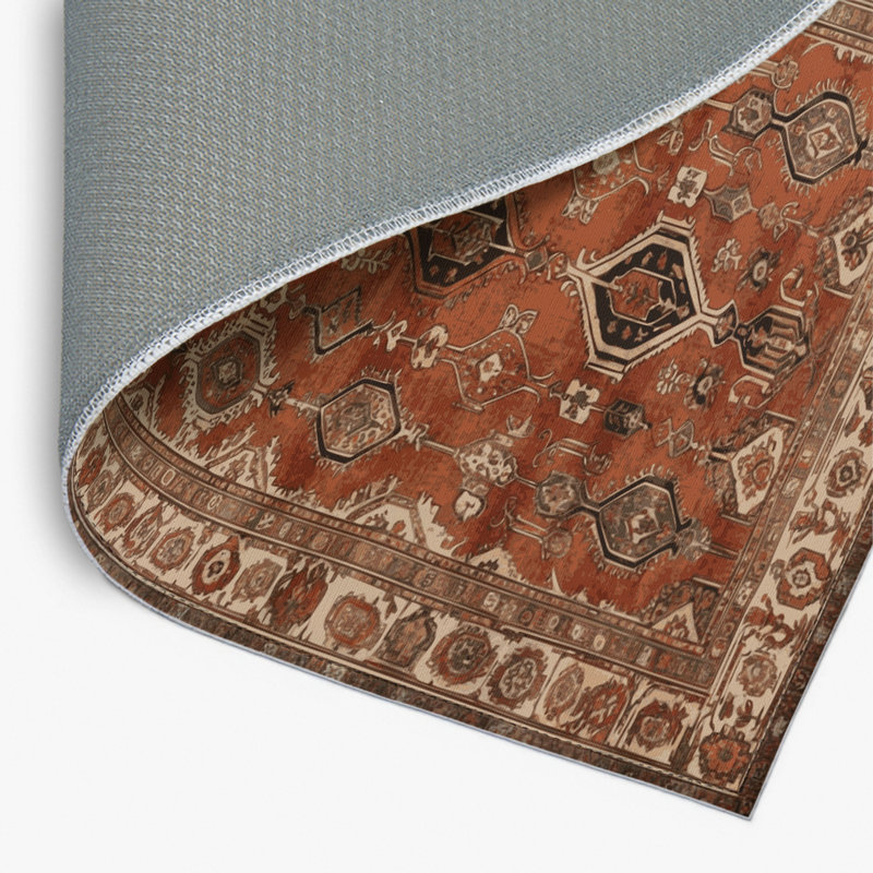 Tapis d'intérieur et d'extérieur brun Persian, Rectangulaire 2 pi x 3 pi