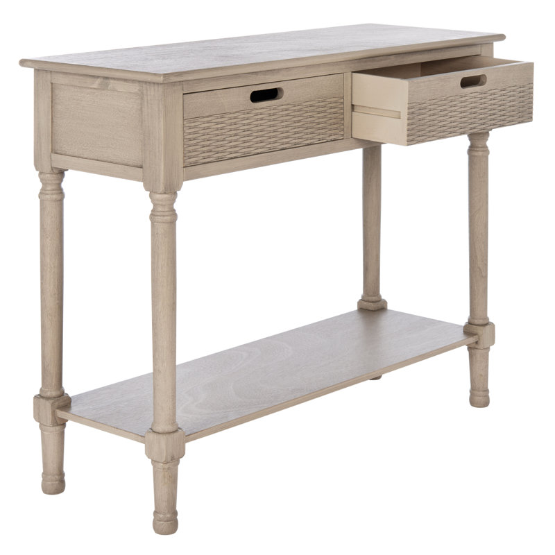 Dupuis Console Table, Greige, 36" H x 13" W x 30" D