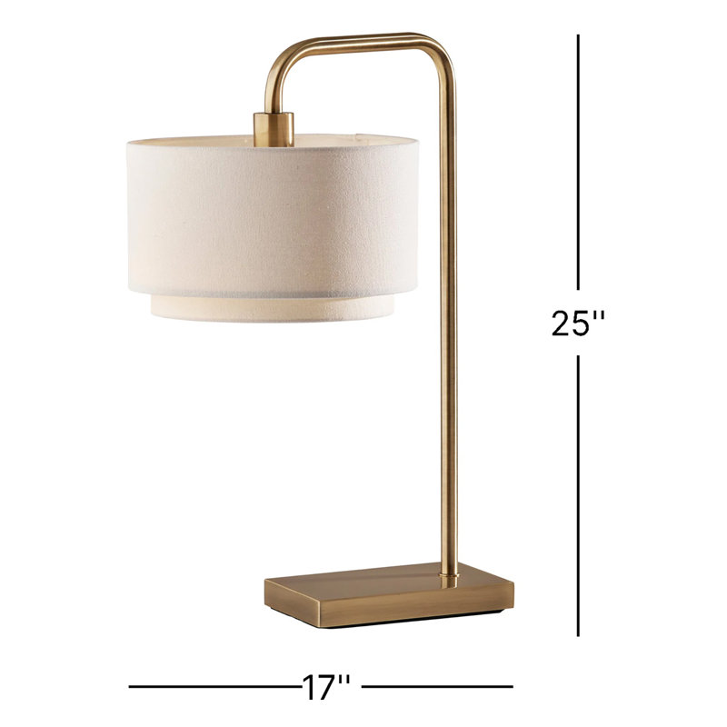 Lampe de bureau en métal Finley