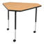 Table mobile articulée à hauteur ajustable 41 po x 36 po Structure Series Diamond-51404058-51404059
