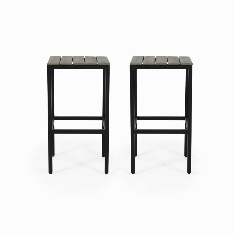 Tabouret EZRA, Gris