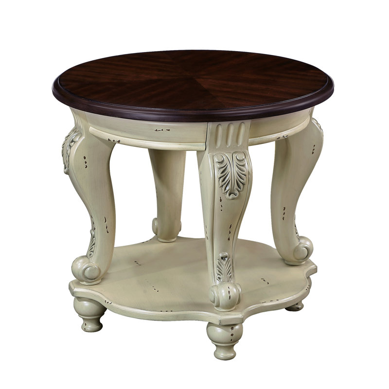 Ensemble de table basse de salon en bois d'hévéa 1 pièce Ensemble de meubles de salon moderne beige avec tablette de rangement