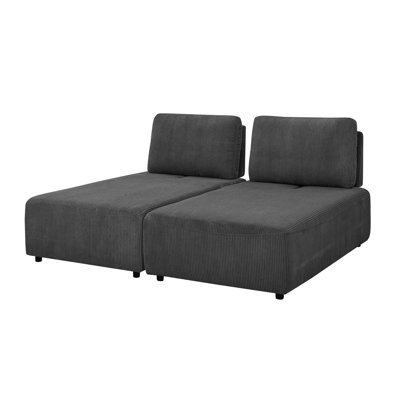 Fieger 78'' Armless Modular Sofa