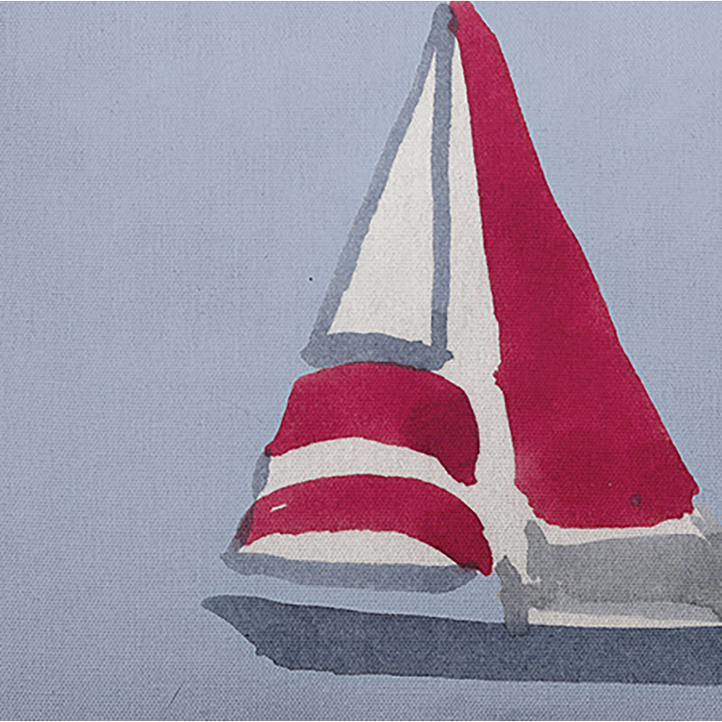 Housse de coussin d'extérieur Sail Away, bleu