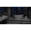 Bonde de baignoire autoportante en acrylique avec support chromé Bria® 6734