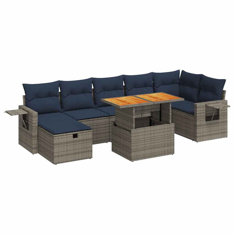 62cm Wide Patio Sofa with Cushions
