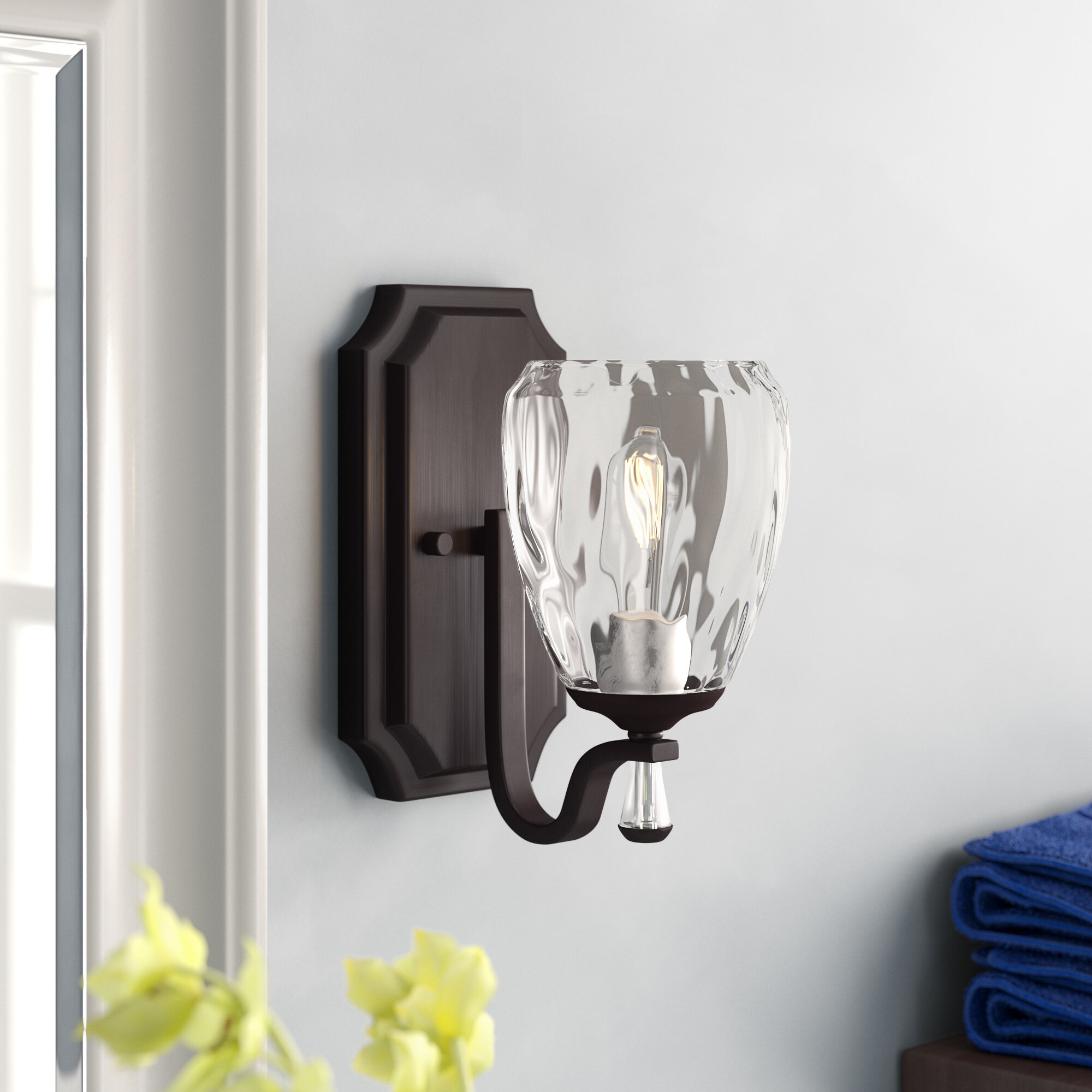 Lark Manor™ Aadian 1-Light Dimmable Vanity Light & Reviews - Wayfair Canada