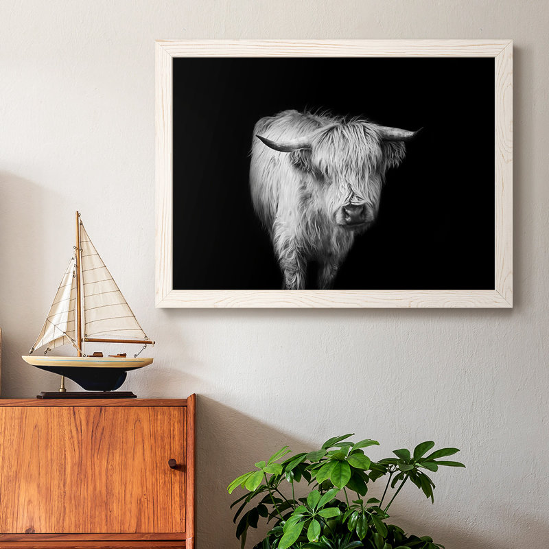 «It's a Mooood II» - Toile tendue avec châssis rustique_MOF0059ALTV1, Blanc, H 18 po x l 26 po x P 1,5 po
