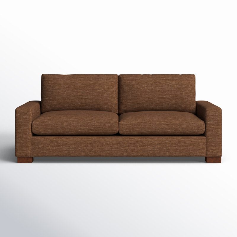 Jonie 91'' Upholstered Sofa, Cancun Iris Velvet