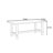 Elegant solid wood dining table-1046292247