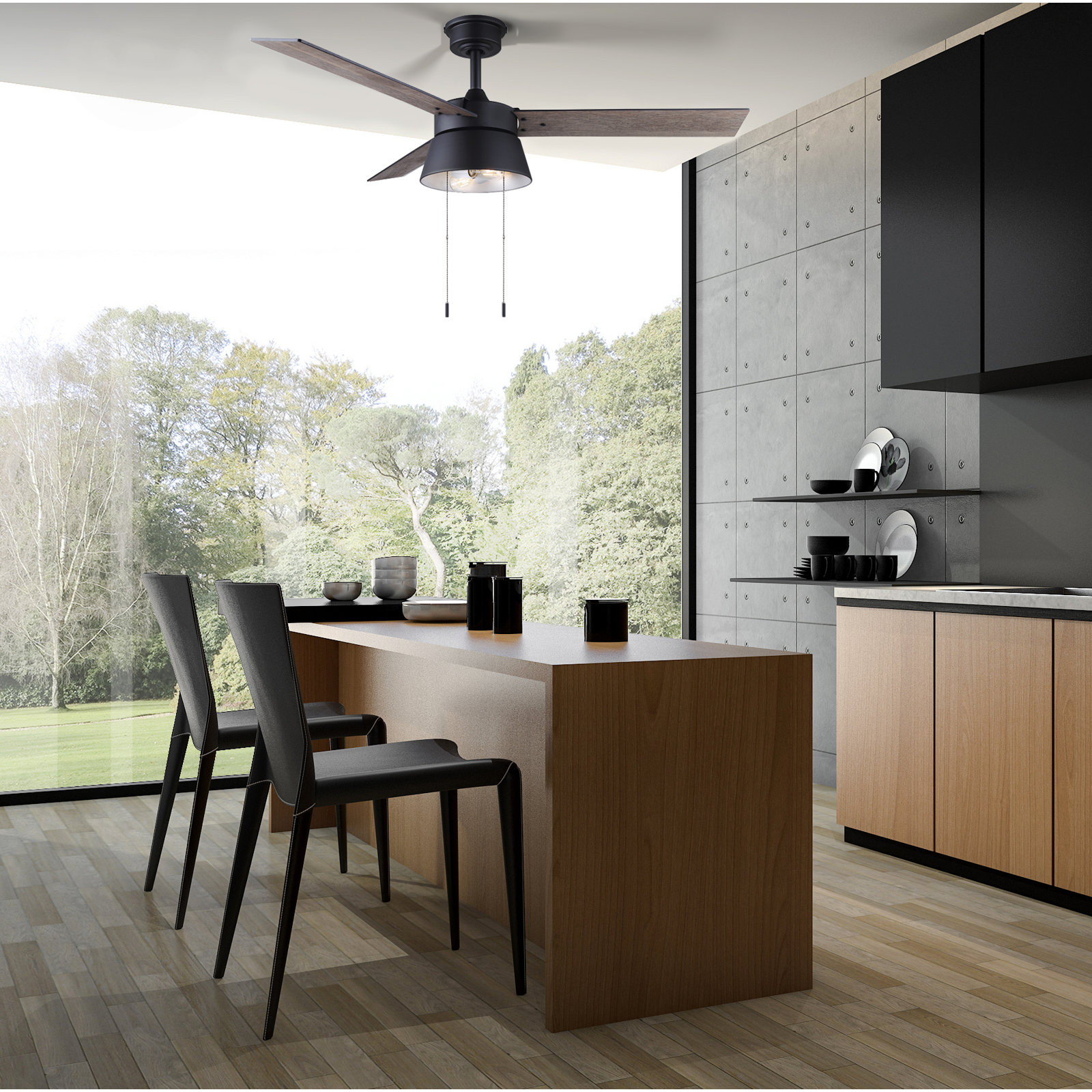 Alcona 48" Ceiling Fan with LED Light Kit