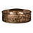 Rustic Lodge Antique Copper 4 - Bulb Outdoor Flush Mount