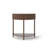 31.5" Solid Wood Console Table,unique Half Moon Design End Table With 2 Storage Drawers And Bottom Shelf-1989749636