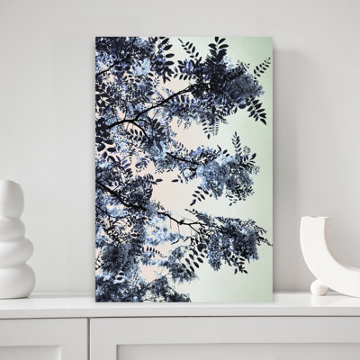 Contemporary Art Elegant Organic Abstract Nature Flower Wall Art by Angelo Cerantola - Wrapped Canvas Print