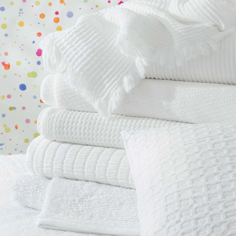 Quinn Cotton Blanket, Full/Queen Blanket, White