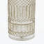 Lampe de table en verre texturé