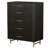 Clayten 5-Drawer Chest in Espreeso