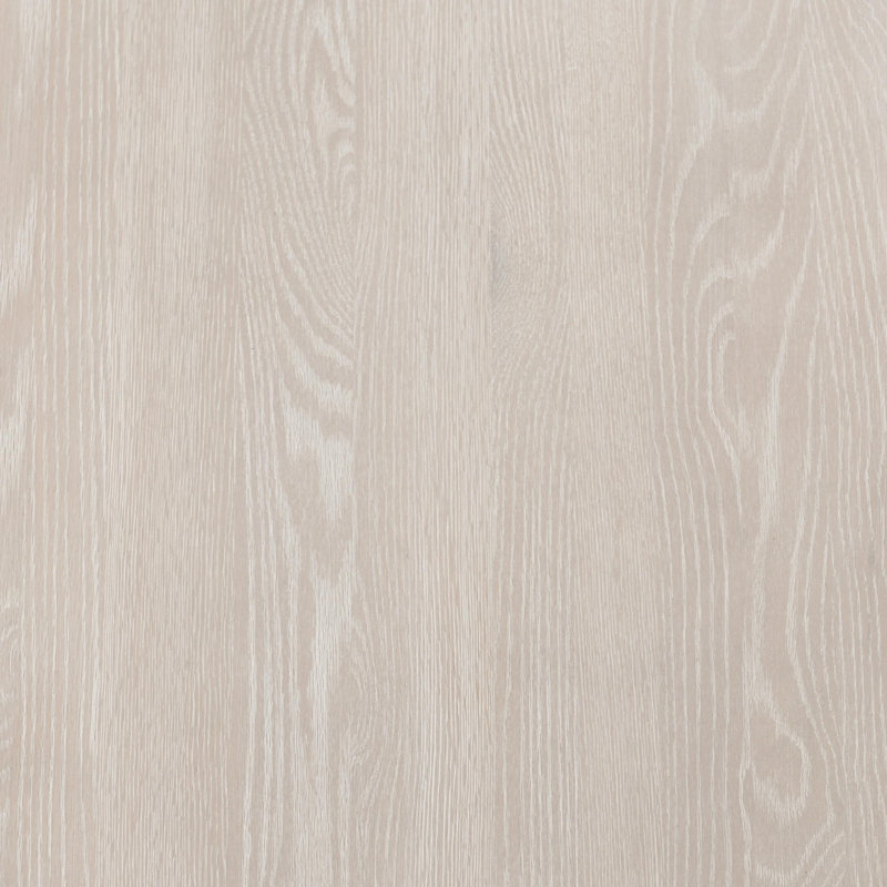 Atrop 102" Oak Wood Dining Table, Beige