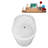 47" Streamline Soaking Freestanding Tub and Tray With Internal Drain-101688626