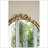 Round Decorative Wood Frame Wall Mirror
