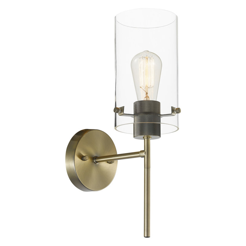 Armed Sconce, Antique Brass