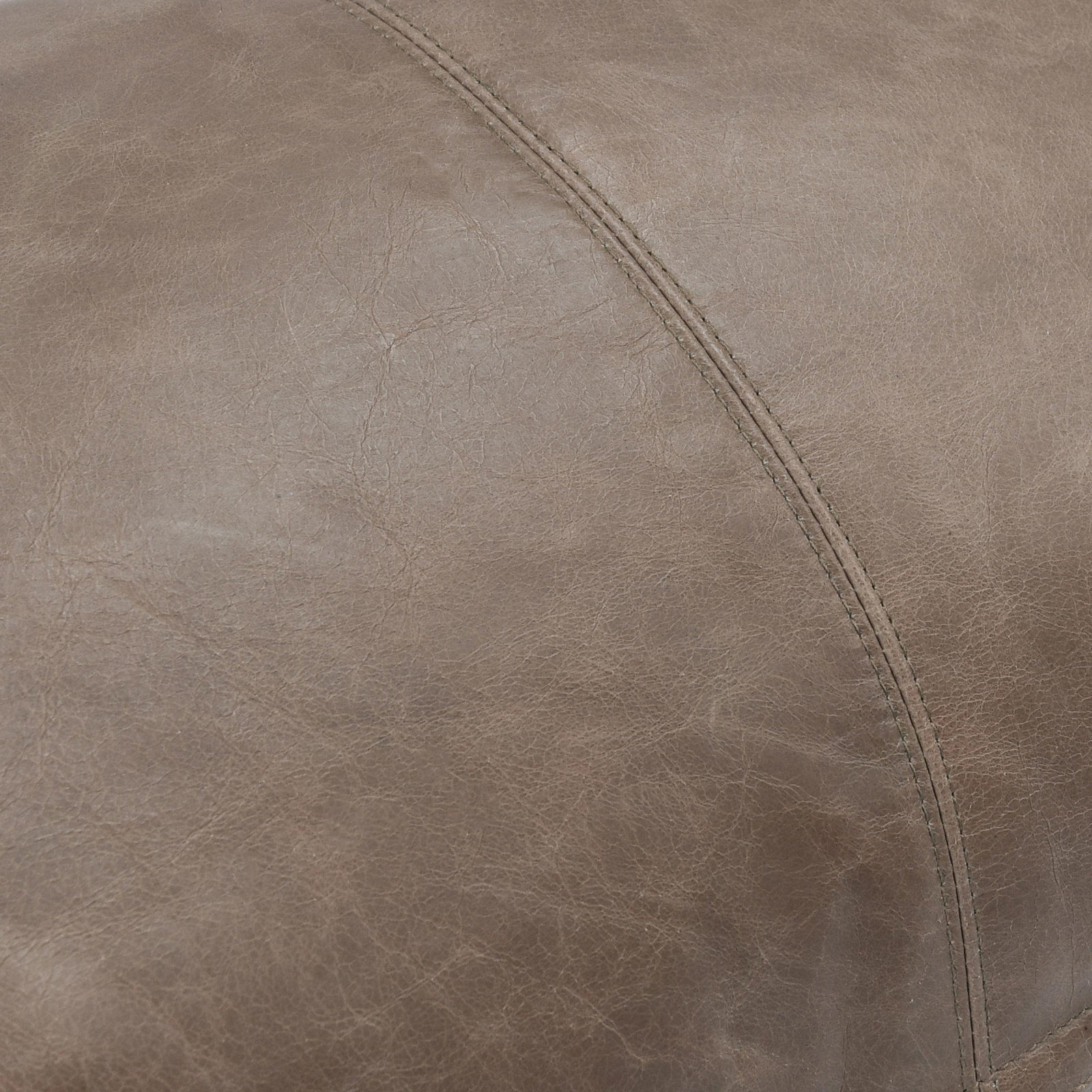 Cutler Leather Accent Pillow, Taupe, 14" x 26", Rectangular