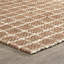 Jute / Sisal Che Area Rug in Ivory-155824638