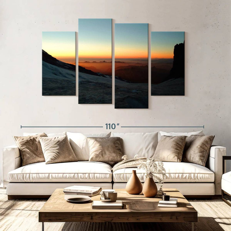 Alvord Camp Schurman Sunrise, H 54 po x l 84 po
