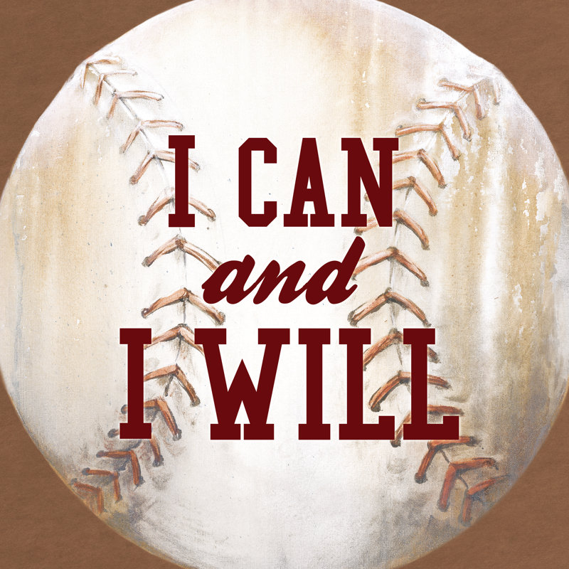 Baseball Ball 2 - Wrapped Canvas Print, 30cm H x 30cm W x 3.8cm D