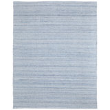 Limerick Hand Woven Recycled P.E.T Solid Color Area Rug in Blue