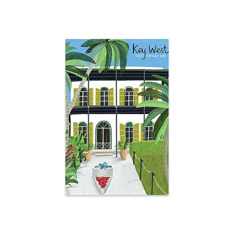 «A Key West Hemingway» par Carla Daly - impression non encadrée, H 32 po x l 24 po x P 0,25 po