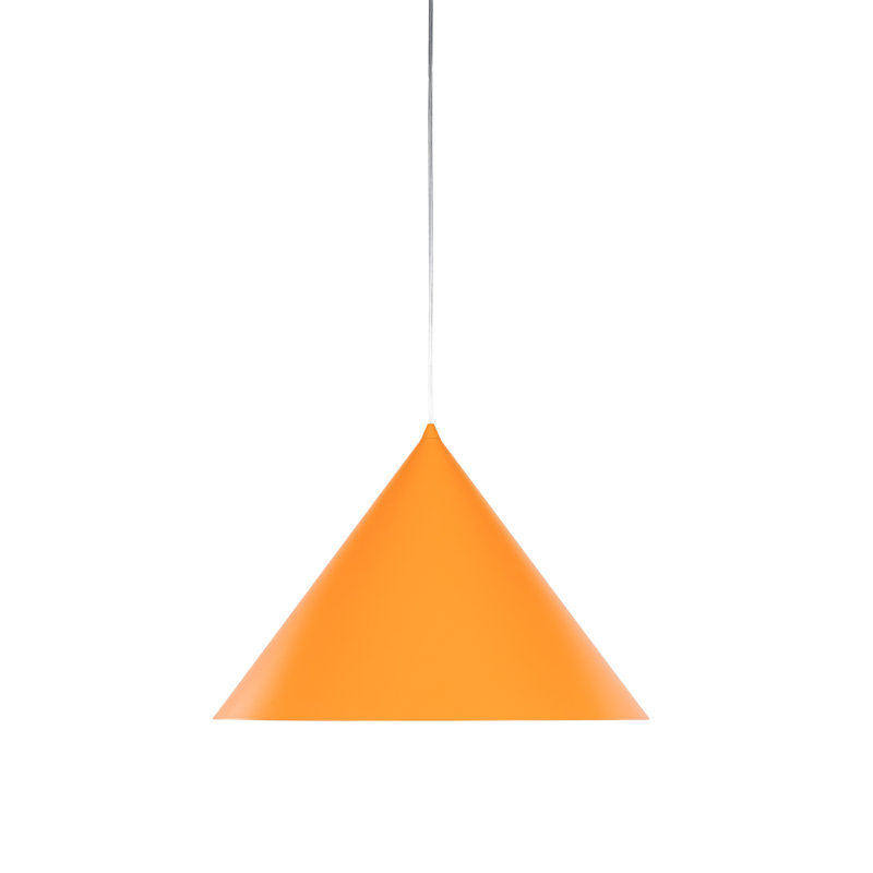 Luminaire suspendu CONO XL, Orange, H 67 po x l 20 po