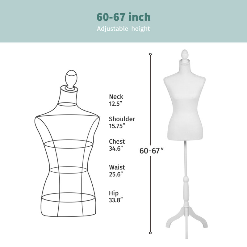 FDW Dress Form, White