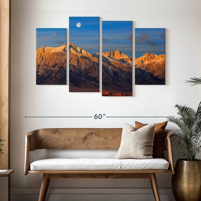 Paysage de montagne Alvord Whitney, H 32 po x l 52 po