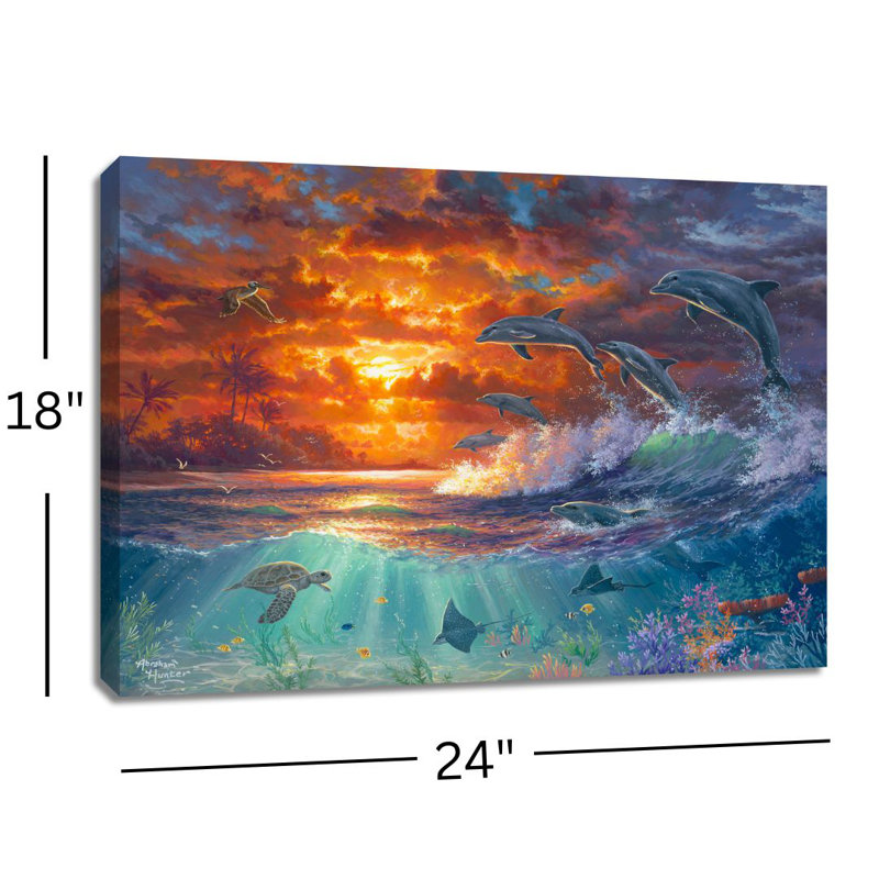 Au-delà de la côte 18 x 24 entièrement imprimée à DEL ColorChange